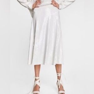 Zara Sequin Skirt